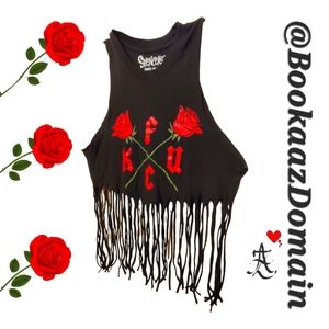 NEW Red Rose🌹Fringe Tank Top